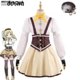 thumbnail image 5 of Puella Magi Madoka Magica Cosplay Uniform Set Anime Costume For Madoka Homura Mami Tomoe School Battle Outfit Sweet Style Roleplay, 5 of 5