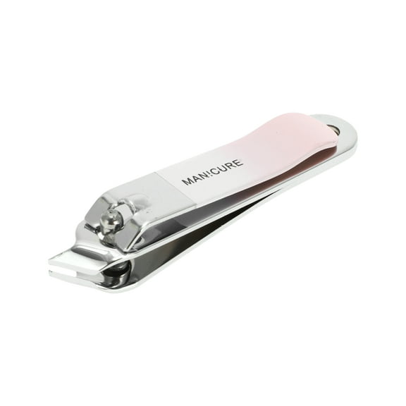 Unique Bargains 1pc Gradient Slanted Nail Clippers 2.56" Length Pink