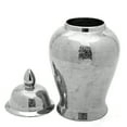 thumbnail image 3 of Red Lantern 18" Silver Crackle Temple Jar, 3 of 7