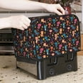 thumbnail image 6 of KLL Cute Animals Print 2 Slice Toaster Dust Covers Kitchen Small Appliance Cover with 2 Pockets,Can hold Jam Spreader Knife & Toaster Tongs (11.4 x 7.9 x 7.5), 6 of 6