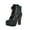 Green Buckle Platform Ankle Boots, variant on hopeusnice Women's Buckle Lace Up Ankle Boots Chunky Heel Suede Booties High Heel Dress Shoes Fall Winter Warm Comfortable Fashion Boots Black 38