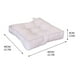 thumbnail image 2 of Sofa Vama Ropa de Cama Cojín de asiento de lino sintético grueso tridimensional de 40 cm, tapete de piso comprimido, tapete de color caramelo for Navideño, 2 of 2
