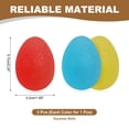 thumbnail image 2 of Pelota de ejercicio para manos Uxcell, pelota de compresión, pelota antiestrés para adultos, equipo de fortalecimiento de agarre Rojo/Azul/Amarillo, 2 of 7