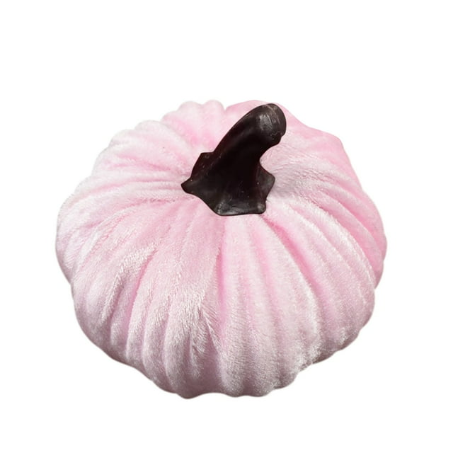 Xihbxyly Calabaza de Terciopelo, Suave y Afelpada con Relleno de Algodón, Elegantes Colores Festivos, Perfecta para Halloween y Acción de Gracias, Fiesta de Otoño, 6 Variaciones de Color, Juego de 1
