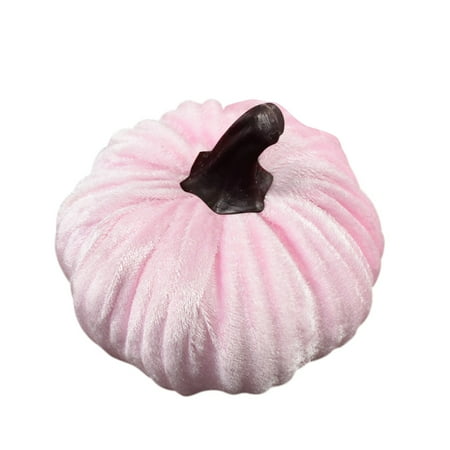

VBVC 1Pcs Velvet Pumpkins Decor Super Soft Stuffed with Exquisite