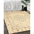 thumbnail image 3 of Ahgly Company Machine Washable Indoor Rectangle Traditional Sun Yellow Area Rugs, 2' x 3', 3 of 7