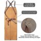 thumbnail image 5 of 26-27 Apron For Men Canvas Arpons With Pockets-cross Back Kitchen Apron For Cooking Grilling Baking Bbq B, 5 of 5