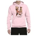 thumbnail image 2 of Wild Bobby, If It's Not a Pitbull It's Just a Dog Gift | Mens Dog Lover Hooded Sweatshirt Graphic Hoodie, Light Pink, Medium, 2 of 3