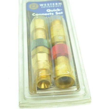 Western Enterprises Quick Connect Sets, Torch to hose, QDB11; QDB12, Fuel Gas; Oxygen/Inert Gas