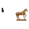 thumbnail image 1 of Escultura De Animal De Resina, Figura De Gato Y Caballo, Adorno Coleccionable Decorativo Para Entrada, Estantería, Sala De Estar, Dormitorio, Hogar Y Oficina, Grabado., 1 of 8