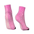 thumbnail image 4 of Bingfone Breast Cancer Pink Ribbons Awareness Design Patterned Men'S Women'S Casual Cotton Socks, 4 of 9
