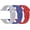 Grey/Red/Blue, variant on ANTHOUSE  Bands Compatible with Apple Watch Band 41mm 40mm 38mm 45mm 44mm 42mm, [3 PACK] Sport Silicone Wristbands Straps Replacement for iWatch Series 8 7 6 5 4 3 SE Men Women