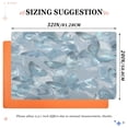 thumbnail image 3 of Wobogo Ice Butterfly Highly Absorbent Polyester Doormat Anti-slip Anti-fouling Indoor Outdoor Entrance Welcome Mat 32×20in., 3 of 8