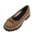 thumbnail image 2 of Bkhluea Women Knotted Platform Loafer Shoes Slip On Comfortable Footwear For Office Work Daily Casual Outdoor Activities, 2 of 7