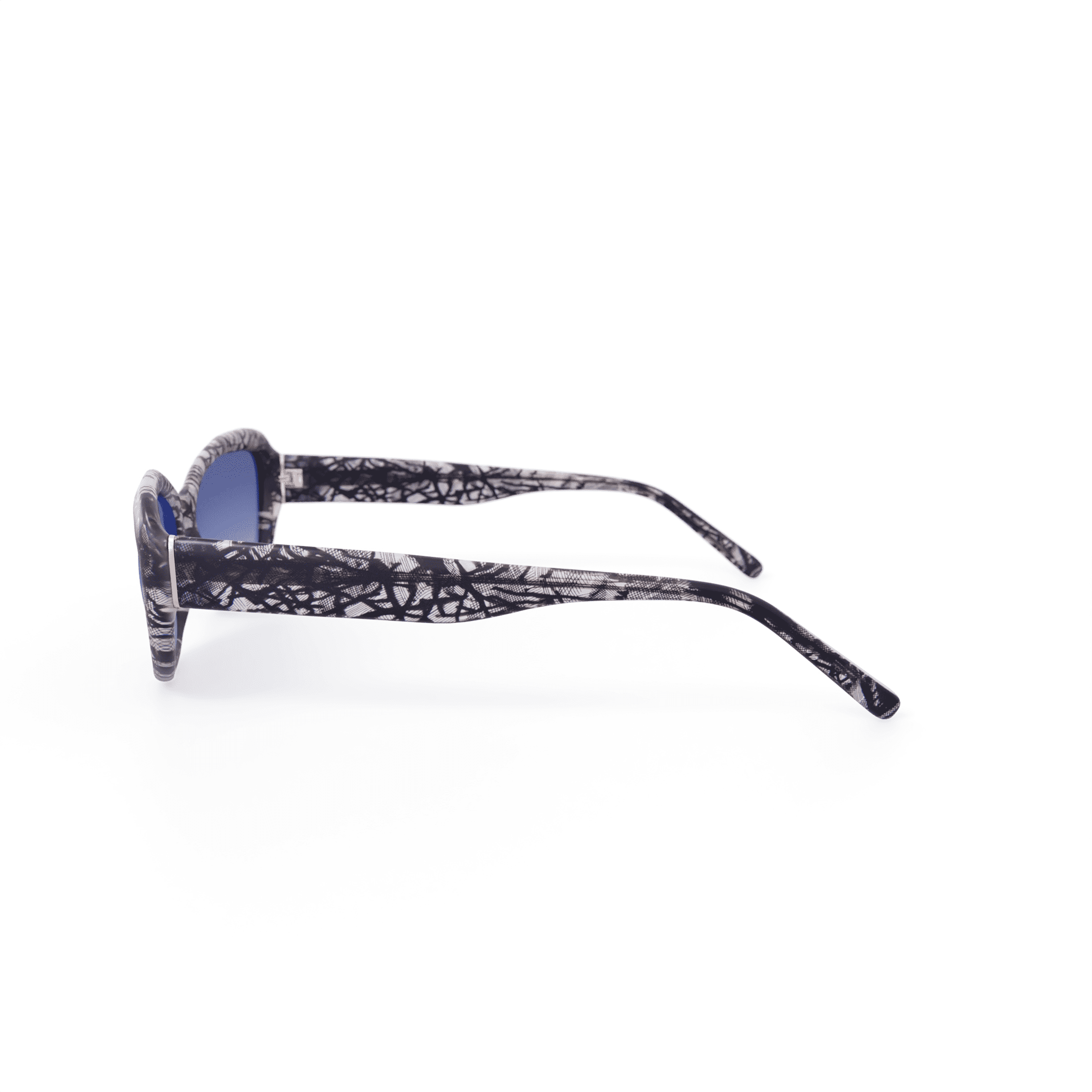 M.O.D.A. Rx'able Womens Sunglasses, Im108, Black Lace, 57-17-135