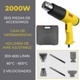thumbnail image 2 of Pistola De Calor Con Accesorios 110V 2000W Amarillo amarillo 2000w, 2 of 6