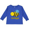 thumbnail image 3 of Inktastic Bee Happy Boys or Girls Long Sleeve Toddler T-Shirt, 3 of 5