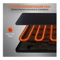thumbnail image 5 of Electric Warming Tray 16.5x11 Inch Tempered Glass Food Warmer - Portable Keep Warm Tray for Parties, Catering, Holiday Dinners, Events, Black, 5 of 9