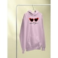 thumbnail image 3 of Retro Red Heart Sunglasses Hoodie Women -Image by Shutterstock, Female 3X-Large, 3 of 4