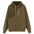 thumbnail image 4 of FAVIPT Mens Oversized Corduroy Sweatshirt Dogs Cats Pet Carrier Pullover Kangaroo Pouch Long Sleeve Hoodie 2026 Brown,XXXL, 4 of 7