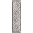 thumbnail image 3 of JONATHAN Y SANTA MONICA 2 x 10 Runner Rug, Marokko Diamond Tribal Medallion - Beige/Brown, SMB127A-210, 3 of 10