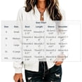 thumbnail image 6 of cocolona LightWeight Jackets for Women Solid Color Full Zip Casual Long Sleeve Lined Fall Trendy Outerwear, 6 of 7