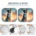 thumbnail image 3 of Yiaed Cloud Border Collie Print Car Front Windshield Sun Shade,Foldable Anti-UV Car Sunshade for Front Window for Most Vehicles-Medium, 3 of 5