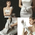 thumbnail image 2 of Misright Wedding Thin Gloves Proms Gloves for Operas Stage Evening Dinner for Women Lady, 2 of 10