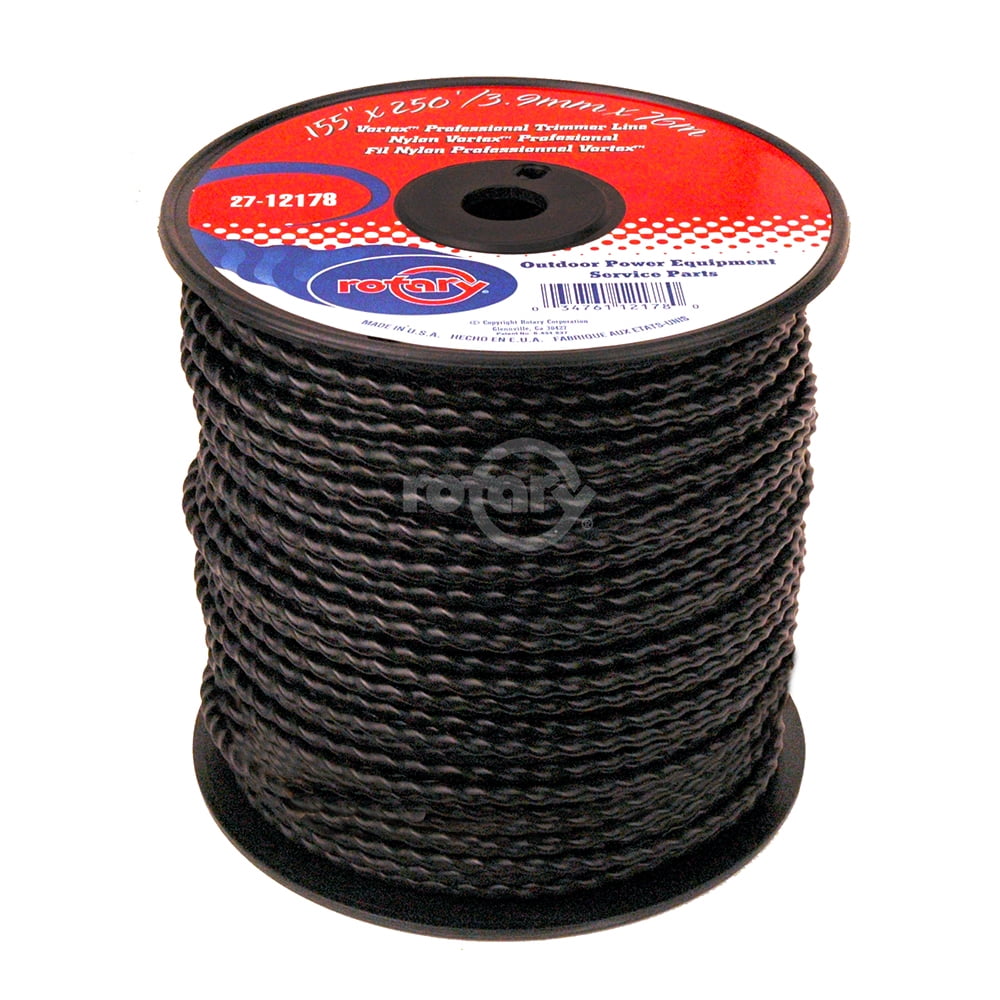 Trimmer Line .155 Md Spool Black Vortex Line