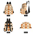 thumbnail image 4 of FORMRS Mini Backpack Purse for Women Quilted Travel Daypack Casual Shoulder Bag, Orange Geometric Pattern, 4 of 7