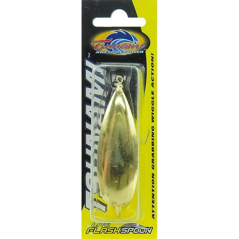 Tsunami Lite Flash Spoon , Gold, 5/8 oz 