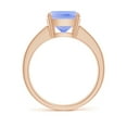 thumbnail image 2 of Angara Natural 2.6 Ct. Tanzanite with Diamond Classic Ring in 14K Rose Gold for Women (Ring Size: 11.5), 2 of 9
