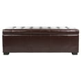 thumbnail image 2 of SAFAVIEH Large Manhattan Storage Bench Cordovan, 2 of 7