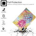 thumbnail image 3 of Allytech Smart Case for iPad Mini 6th Gen 2021(8.3 inch), iPad Mini 6 Case with Pen Holder, Slim Multi-Angle Viewing Stand Auto Sleep Wake Card Slots Protective Case for iPad Mini 6, Pineapple, 3 of 7