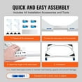 thumbnail image 6 of KFFKFF Mini Adjustable Fridge Stand Washer 15-24"W Dryer Base Pedestal w/ Casters, 6 of 9