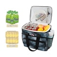 thumbnail image 2 of FORMRS Insulated Cooler Bag 24 Cans Capacity Soft Leakproof Lunch Box with Side Pockets, Watercolor Sky Pattern, 2 of 7