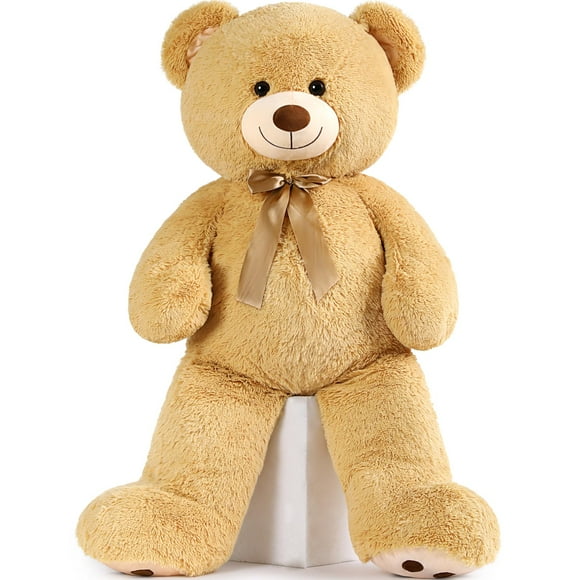 Peluche Morismos, oso de peluche gigante, 120 cm, color marrón claro
