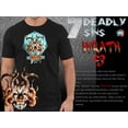 thumbnail image 2 of 7 Deadly Sins Graphics Line Unisex graphic t-shirt - WRATH, 2 of 2