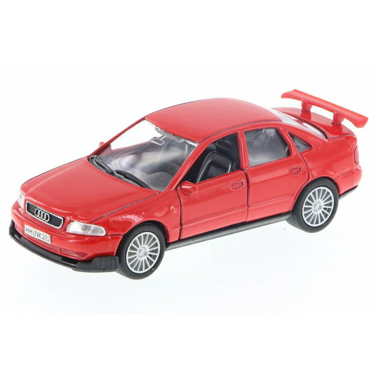 Audi A4, Red - Welly 9740D - 1/36 Scale Diecast Model Toy Car (Brand New  but NO BOX)