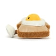 thumbnail image 2 of Jellycat 3.94" Amuseables Egglantine Egg On Toast Soft Plushies Toys, Cuddly and Soft Stuffed Animals Plush Toys Doll, Birthday Gift for Kids, 2 of 4