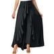 thumbnail image 1 of Falda culotte larga de cintura alta con lazo de hoja irregular Hakama informal para mujer Wmkox8yi  FGJ2310, 1 of 5