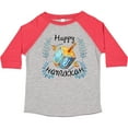 thumbnail image 3 of Inktastic Happy Hanukkah Dreidel and Laurels Boys or Girls Toddler T-Shirt, 3 of 5