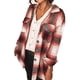 thumbnail image 1 of Chaqueta Camisa Cuadros PRETTYGARDEN Roja Talle S, 1 of 8
