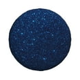 thumbnail image 3 of Spare Tire Cover, Sparkling Blue Glitter Wheel Cover Tire Covers for Trailers Car Truck Camper Universal Tire Covering Fits Diameter, 3 of 7