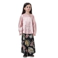 thumbnail image 1 of Ni?os Ni?as Musulman Batwing Manga Tops Vestido árabe Islámico Jilbab Robe Set LingWen 8390615912624, 1 of 1