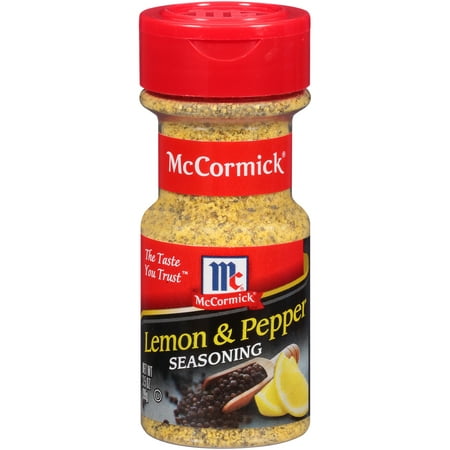 (2 Pack) McCormick Lemon & Pepper Seasoning, 3.5