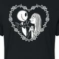 thumbnail image 3 of The Nightmare Before Christmas - Jack Sally Heart - Juniors Cropped Cotton Blend T-Shirt, 3 of 5