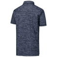 thumbnail image 3 of Youth Wes & Willy College Navy Seattle Seahawks Cloudy Yarn Polo, 3 of 3