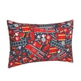 thumbnail image 2 of Bixox Fire Sign Printed Pillow Protector,Super Soft Ideal for Home,Guests,Rentals - 20"x30", 2 of 8