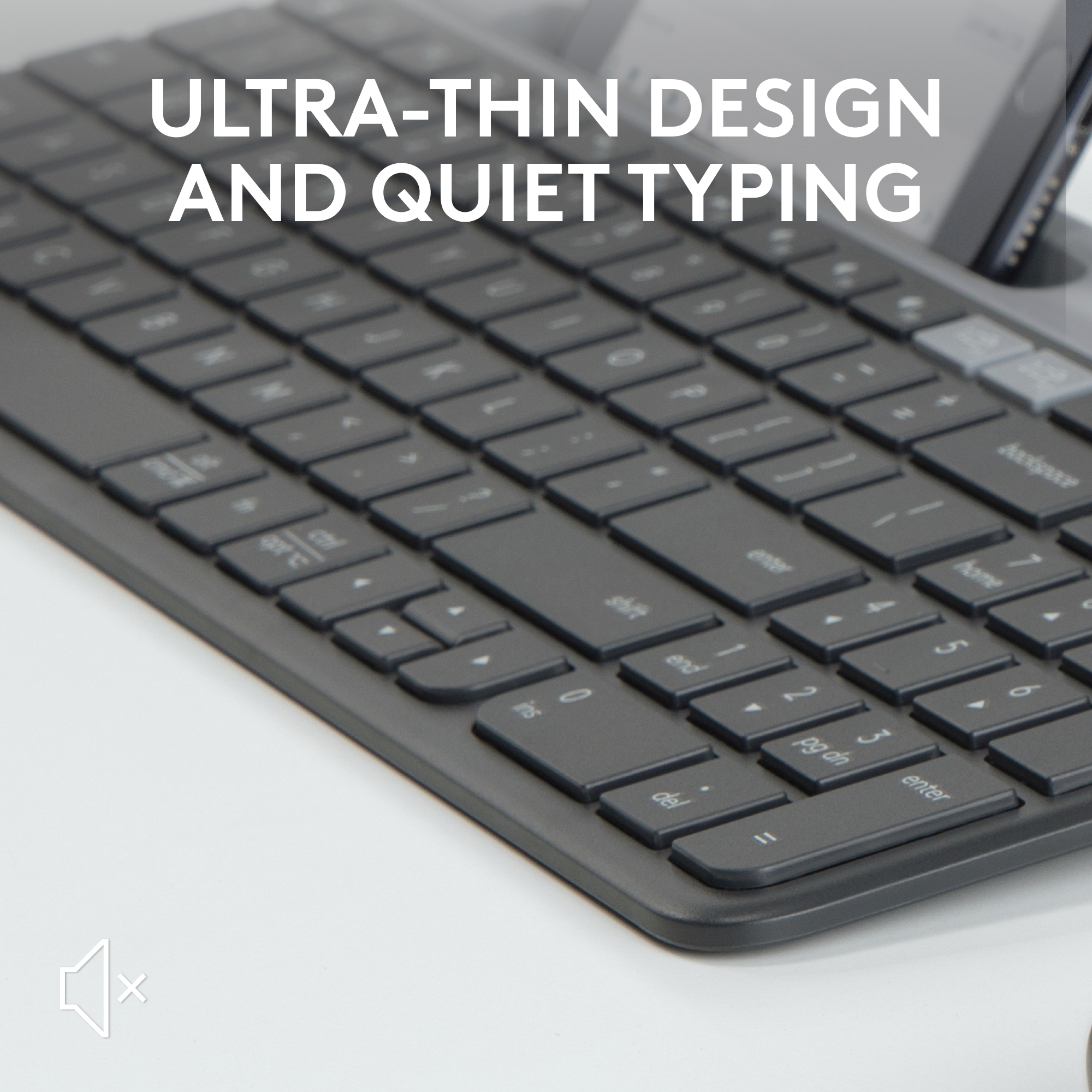 Logitech K585 Slim Wireless Keyboard with Phone Cradle photo 7